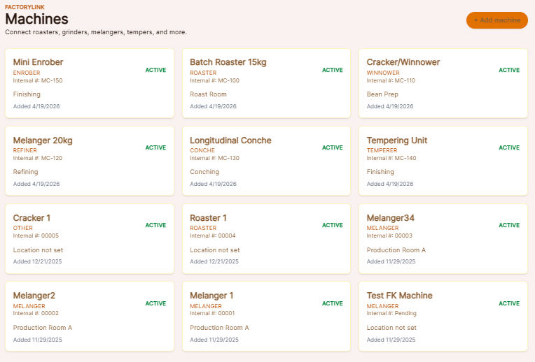 Equipment / FactoryLink screenshot